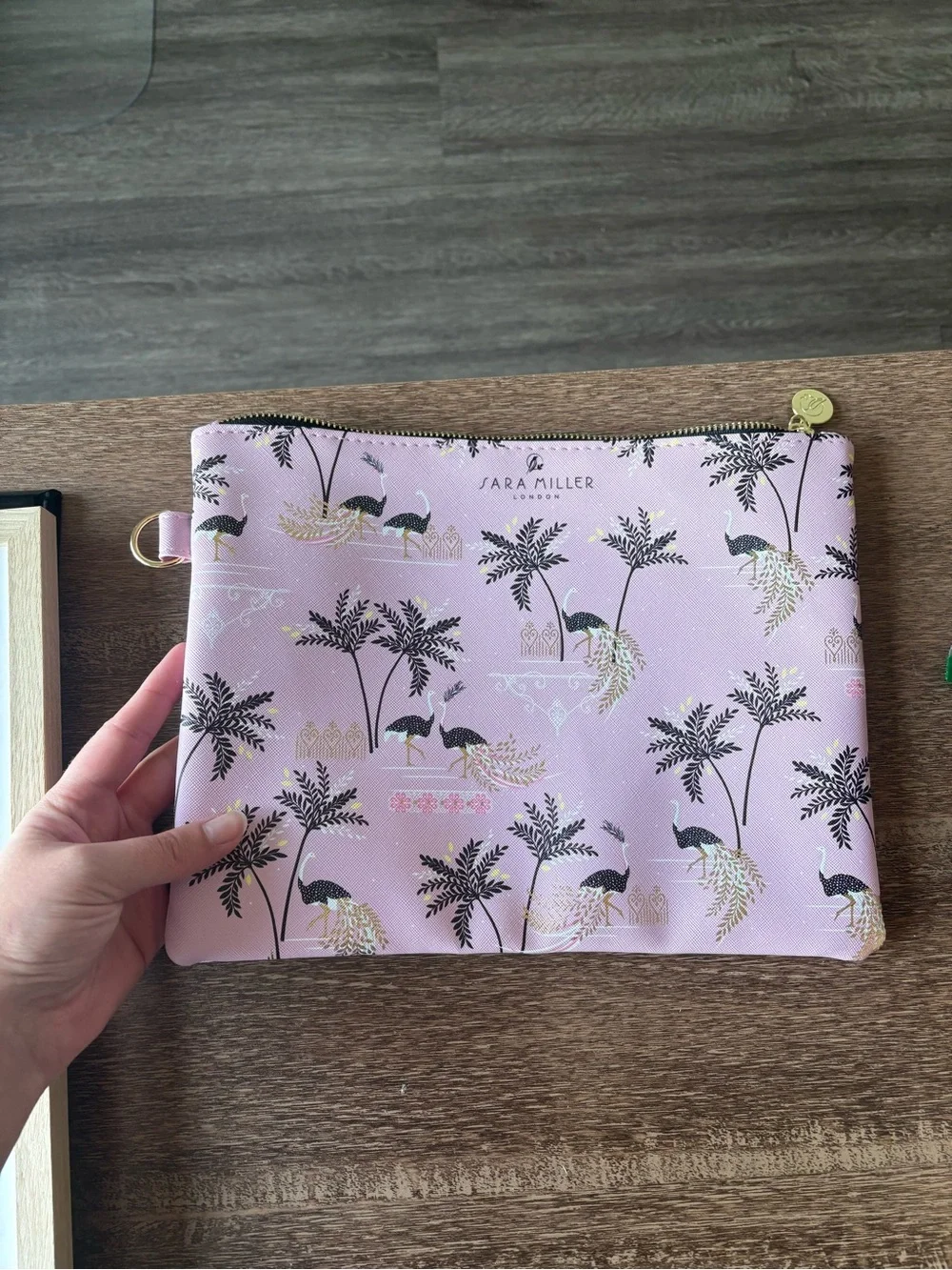 Sara miller cosmetic pouch